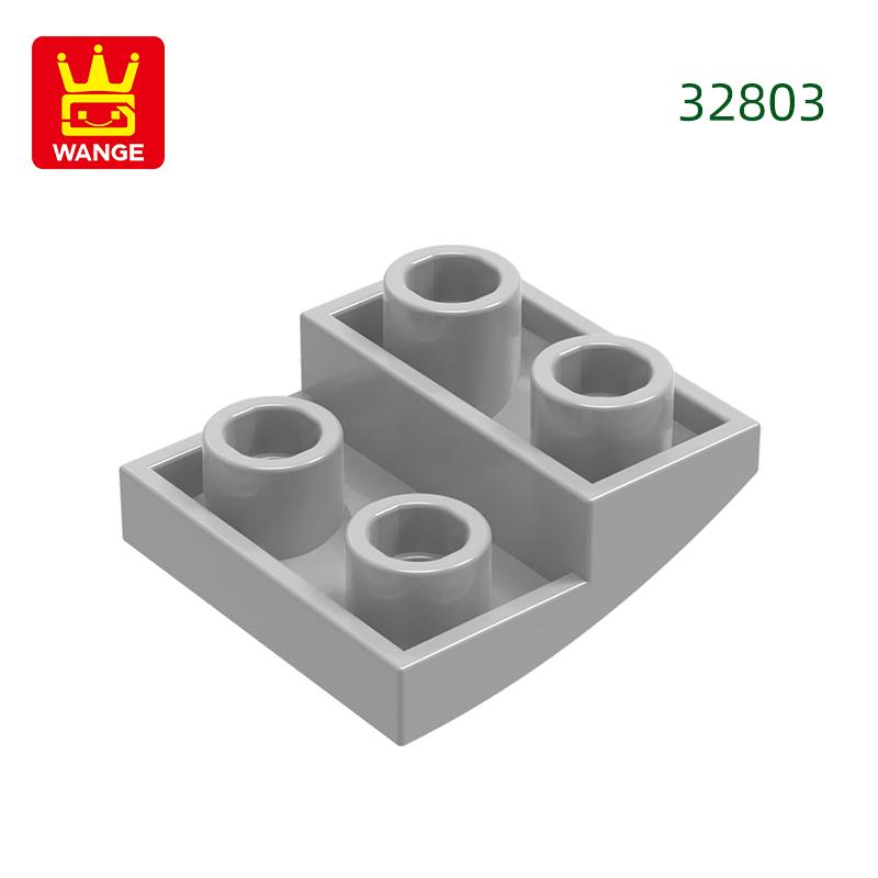 Нетоксичный 150 шт./лот 32803 Наклонный изогнутый 2x2x2/3 Строительный блок Moc Цветные аксессуары Совместимы с Brick DIY Детская игрушка