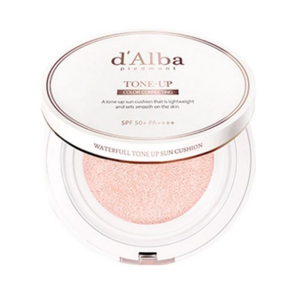 Dalba Waterful Tone‑Up Sun Cushion — 15 G, Single Unit