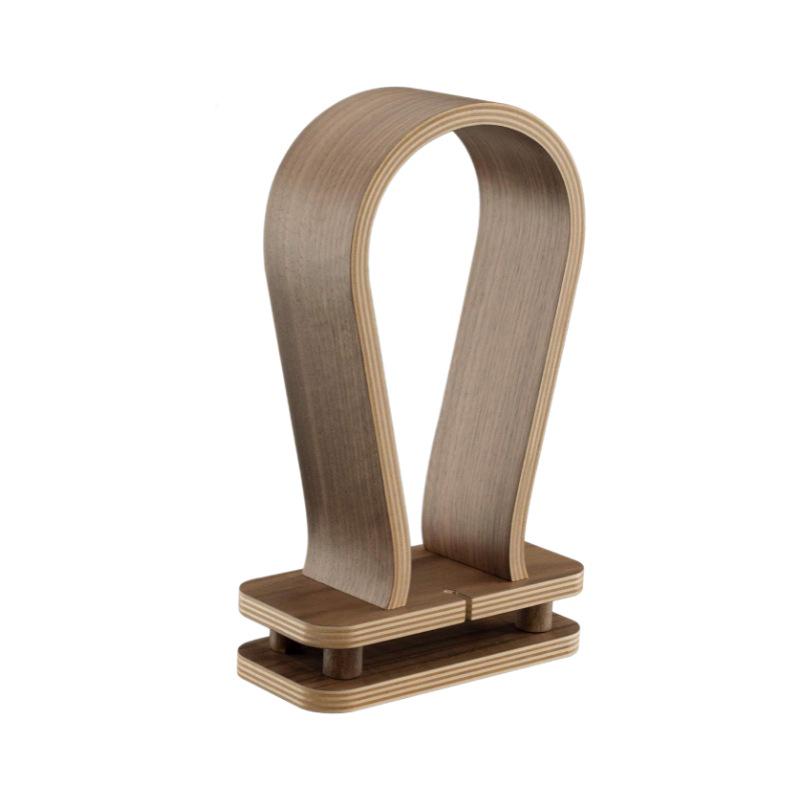 Creative Wooden Headphone Stand - No Assembly Required