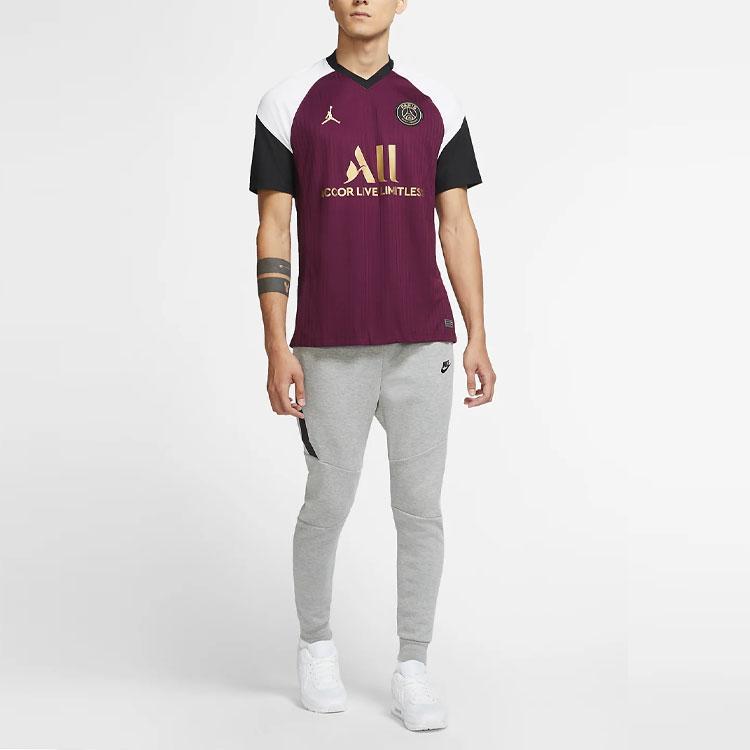 Nike Soccer Jerseys Men's Burgundy Moderate Straight Fit CK7825-612