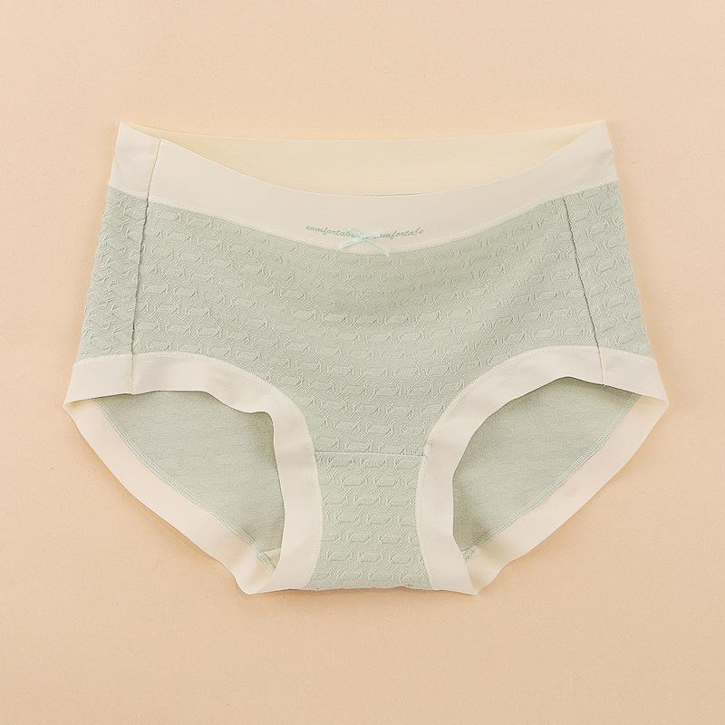Женские трусы из хлопка 5А, антибактериальное нижнее белье, сексуальные бесшовные трусики со средней высокой талией