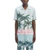 PALM ANGELS Palm Tree Printed Short-Sleeved Shirt PMGG005E23FAB0054055