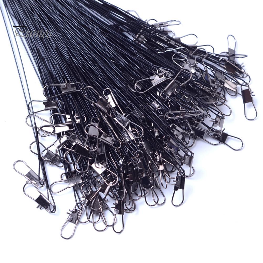 Puntos 20 шт. против укуса стальная проволока поводок поворотная леска снасти инструмент рыбный аксессуар