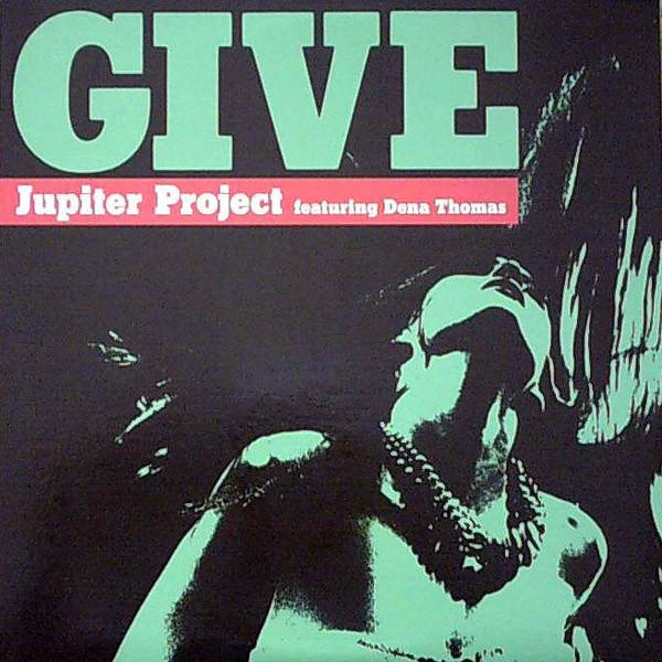 12-дюймовая пластинка JUPITER PROJECT Give WBC01 EPSILON 1990 Япония Танцевальная Электроника Б/у