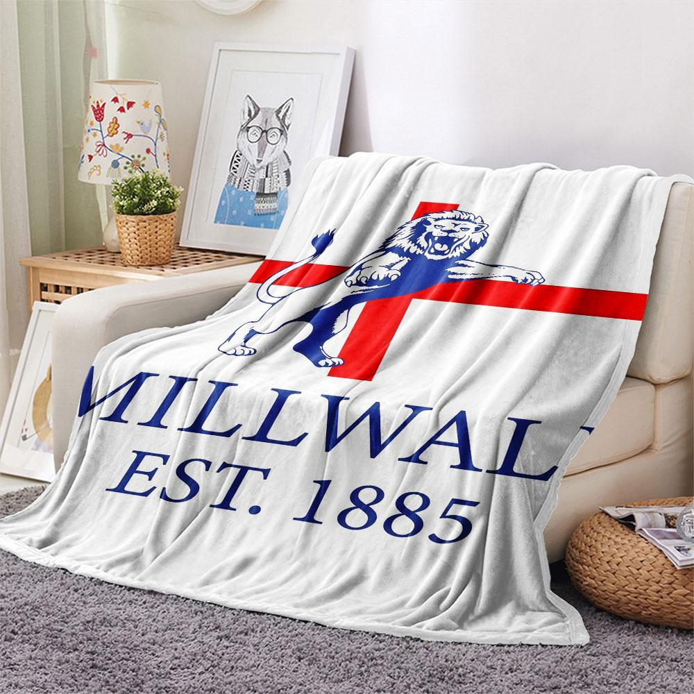 Millwall logo Blanket, High quality Comfortable for All Seasons, Home Decor, Warmth and Comfort