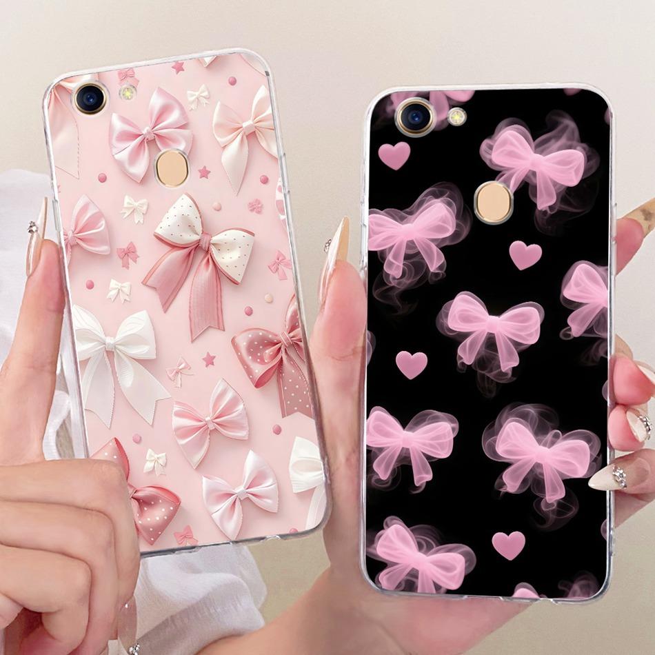 For OPPO F5 F7 Cute Flower Butterfly Cat Painted Case For Oppo F7 F 5 F5 Youth Soft Silicone TPU Phone Cases