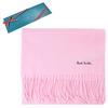 Paul Smith MIA 933D A S04 (Pink, Size 20) - Pre-wrapped Wool Scarf/Stole, Unisex, Logo Embroidery, Perfect As a Gift