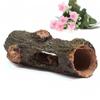 Tree Bark Hollow Tree Tunnel Creative Hollow Tree Trunk Fishbowl Accessories Reptiles Cave  Turtle