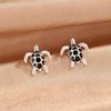 Chic Sea Turtle Stud Earrings for Women