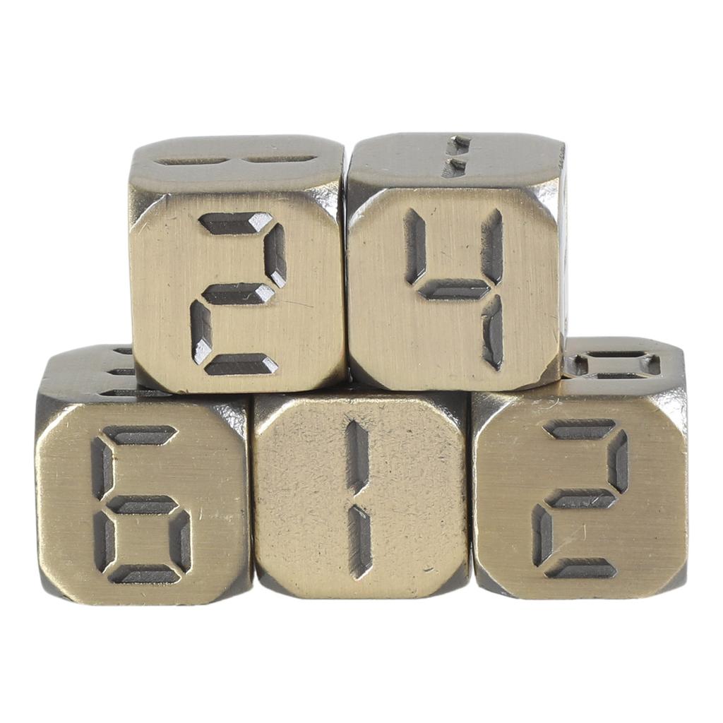 Набор игральных костей 13 мм, разноцветные шестигранные игральные кости с большими числами, круглые кубики для обучения математике, обучающая игрушка для детей