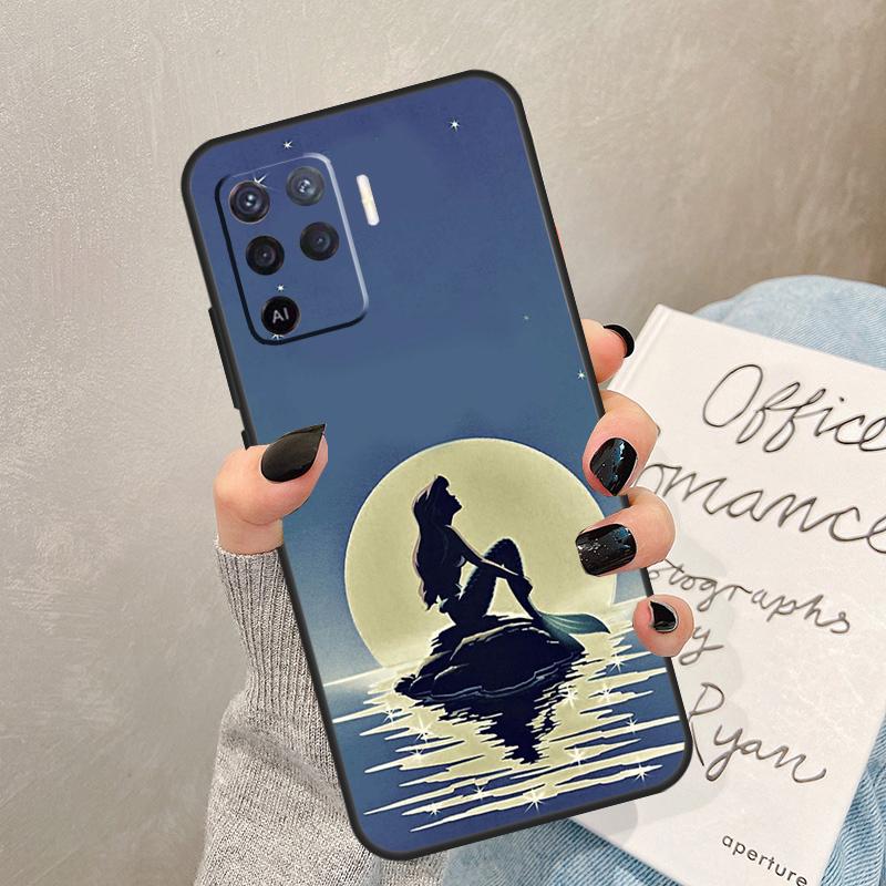 Чехол 'Русалка' для Oppo A40 A60 A80 A78 A38 A18 A98 A58 A96 A76 A16 A94 A74 A54 A15 A17 A57 A77 A5 Pro