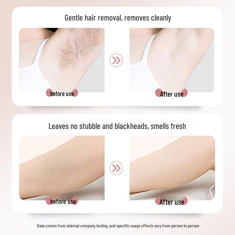 Крем для депиляции Han Ji Gentle Cleansing 60 г - Безболезненное удаление волос для подмышек, рук и ног, подходит для мужчин и женщин