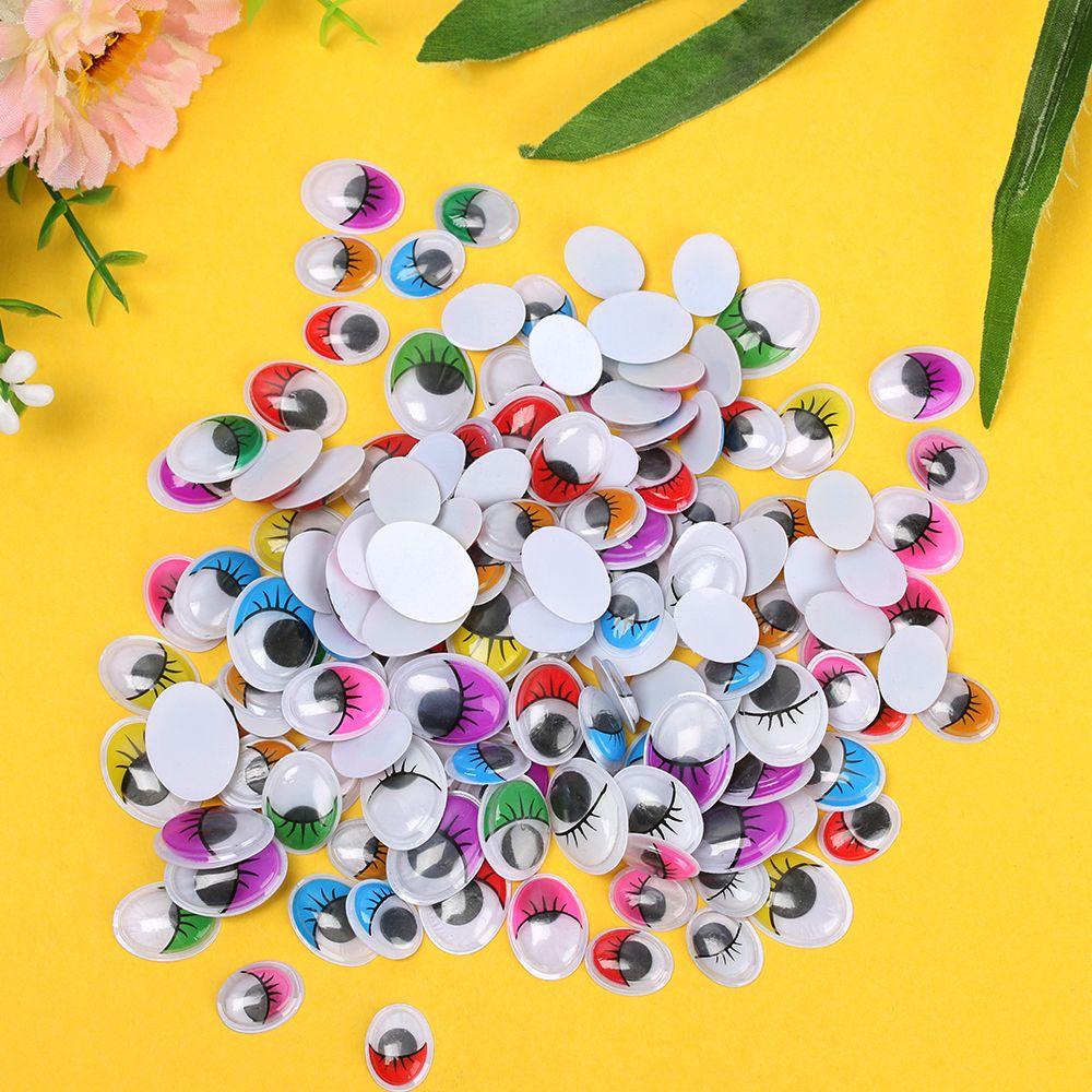 Stuffed Animals Parts 3D Dolls Accessories Wiggling Moving Eyes Plush Panda Eye DIY Dolls Materials