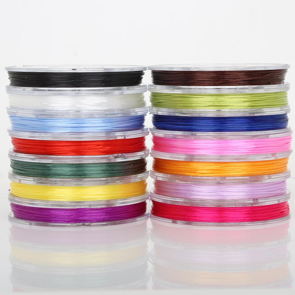 40 метров эластичная леска прозрачный кристальный бисерный шнур нить нить для изготовления браслетов своими руками