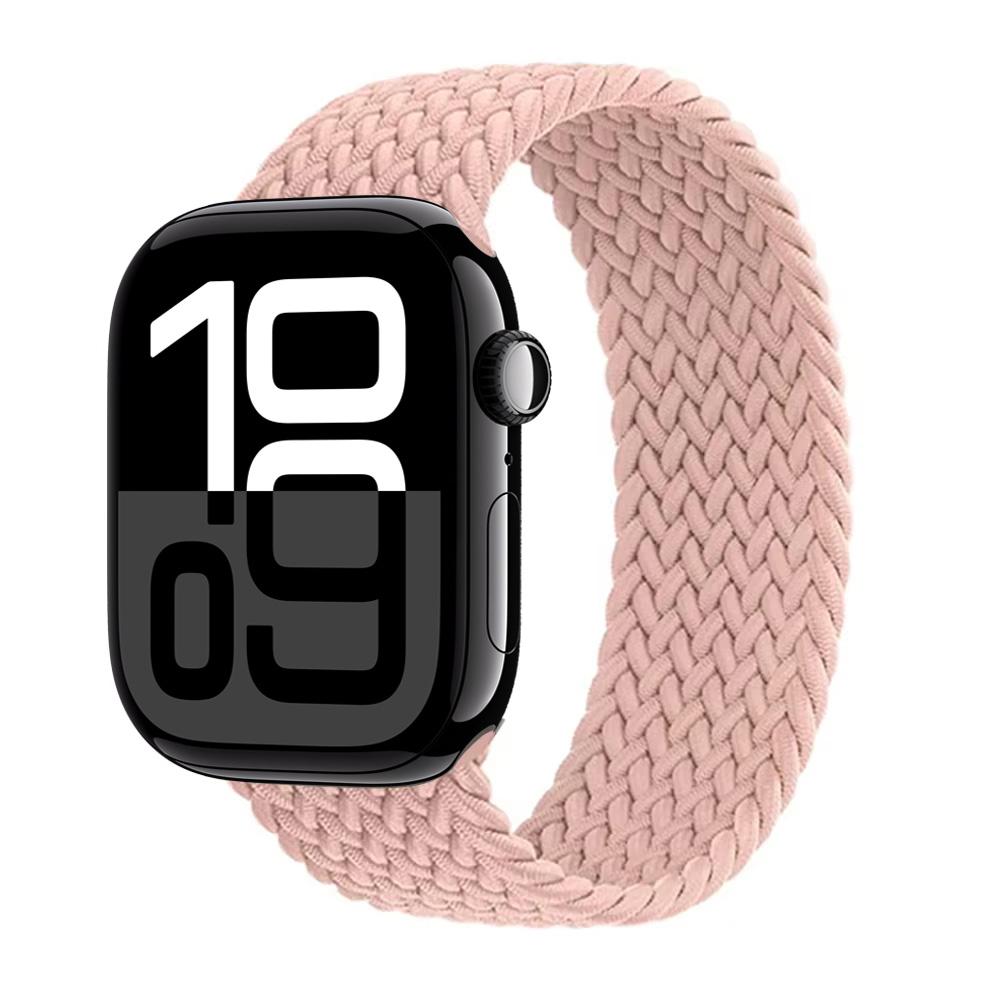 Ремешки Для Apple watch bands 44мм 45мм 40мм 41мм 49мм 46мм 42мм Плетеный Solo Loop Correa браслет iwatch Серии 11 10 9 7 8 SE 6