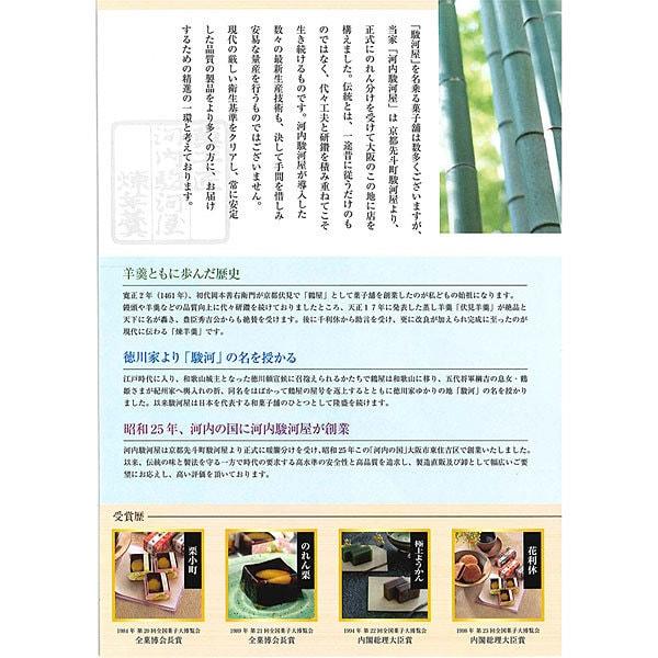 Kawachi Surugaya Мини Ёкан (Японское сладкое желе из бобов) 1шт. Вагаси