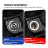 For Mazda Car Cigarette Lighter Waterproof Cover Dustproof Protective Accessories Axela O Speed 6 CX3 CX4 CX5 CX7 CX8 CX9 MS Demio