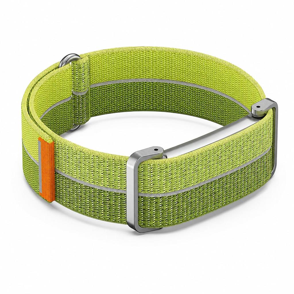 Metal Protective Case Nylon Strap For Google Fitbit Air Ultra-Slim Feather-Light Breathable Quick Release Replacement Wrist Band