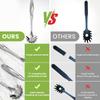 Stainless Steel Spaghetti Spoon 13 Inch Long Handle Pasta Spoon Pasta Fork Noodle Spaghetti Grab Spoon Kitchen Cooking Tools