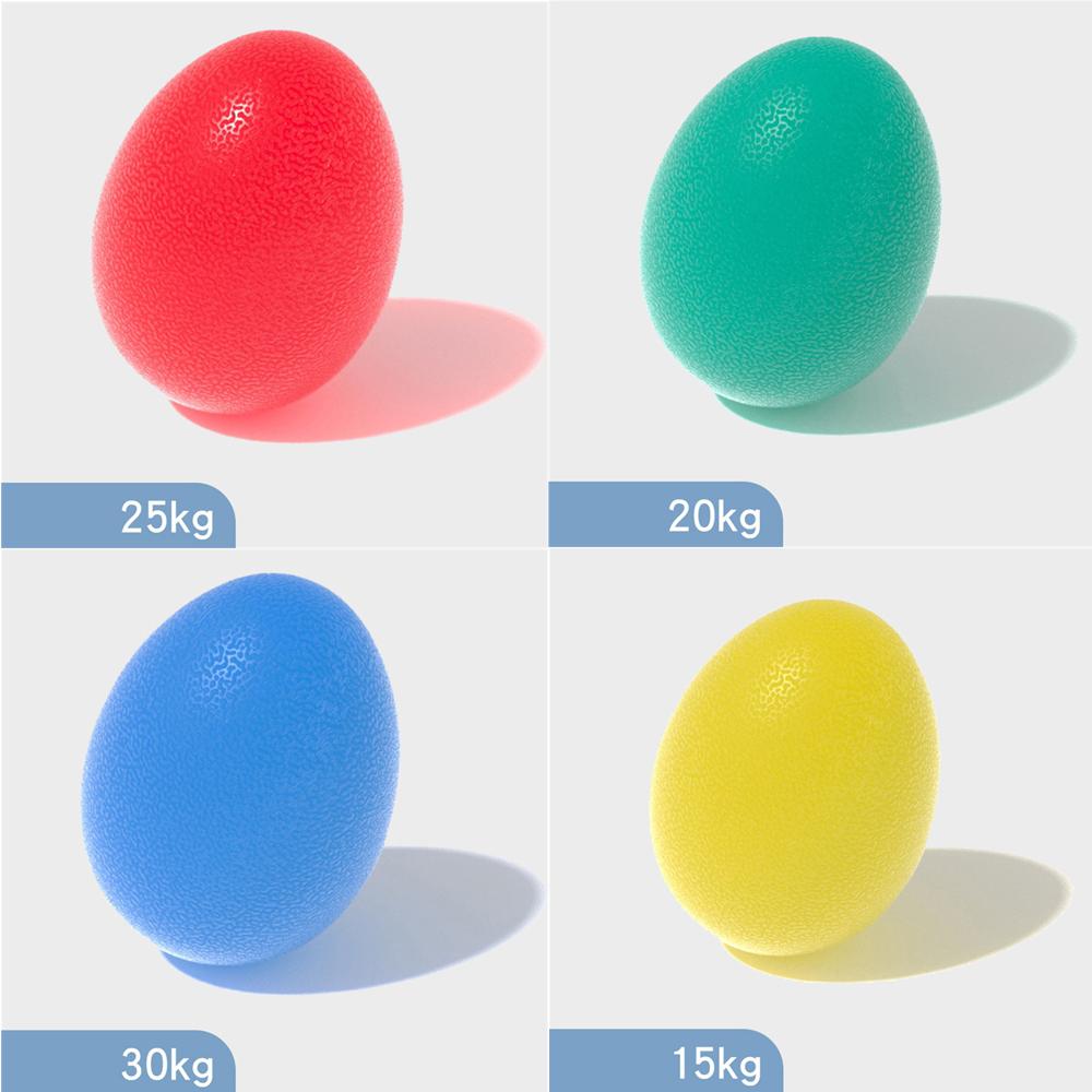 Silicone Hand Grip Ball Egg Men Women Gym Fitness Finger Heavy Exerciser Strength Muscle Recovery Gripper Trainer 1PC