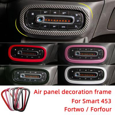 Декоративная рамка для воздушной панели, автомобильные наклейки для Smart 453 Fortwo Forfour Brabus, аксессуары для интерьера, Стайлинговая отделка
