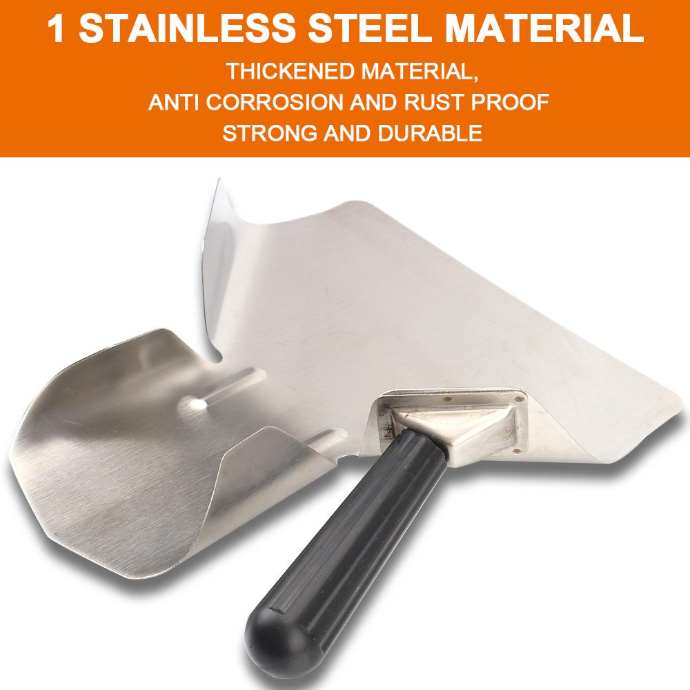 Лопатка для упаковки попкорна Кухонный гаджет Нержавеющая сталь Лопатка для картофеля фри Специальная для гамбургеров Инструмент для выпечки Лопатка