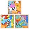 Oztoy Balance Picture Domino Puzzle Livestock + Dinosaur + Animal Set, 1 Set, Korea Best Toddler Puzzle
