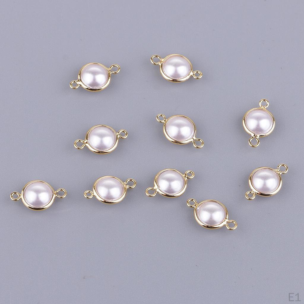 10 Коннектор-подвеска с кабошоном для изготовления браслетов и бижутерии своими руками