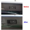 Для Volkswagen VW ID.4 ID4 2024 2024 2024 Автомобильный задний багажник Кнопка открытия задней двери Рамка Отделка Нержавеющая сталь Предупреждающая наклейка