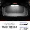 Светодиодные фонари багажника для Tesla Model 3/3+ Highland 2024 Замена заднего фонаря багажника Белый фонарь багажника Аксессуары
