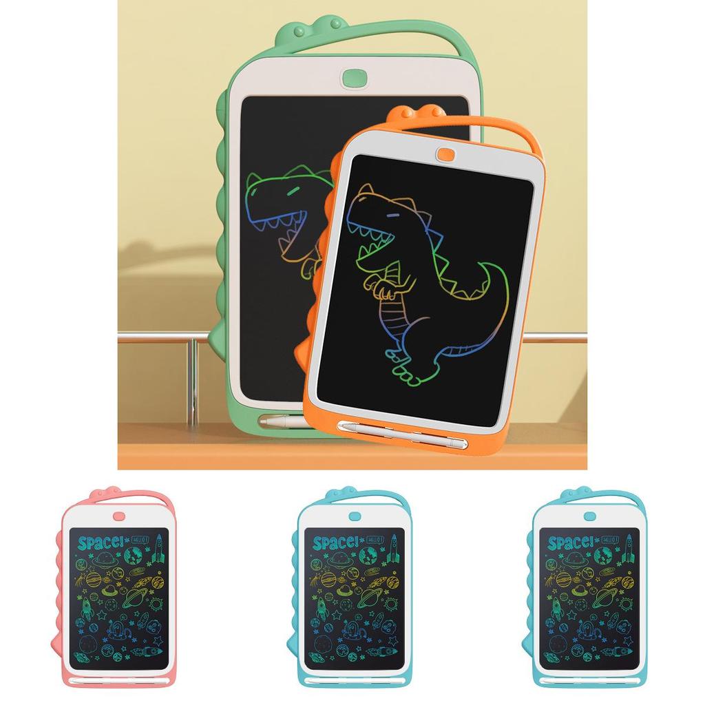 Новый 8,5-дюймовый цветной ЖК-электронный планшет для рисования с динозавром для детского веселья и творчества