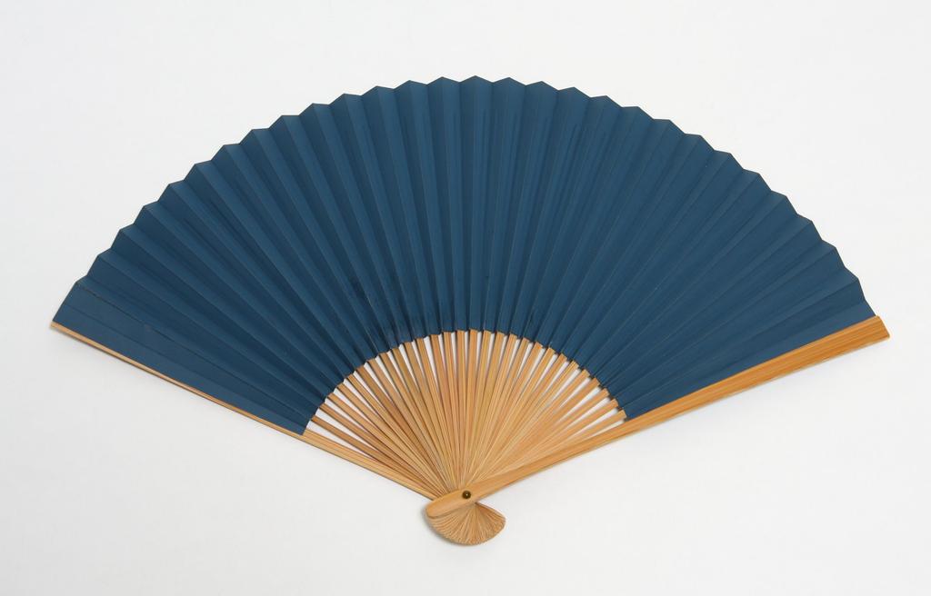 Hasegawa Kyoto Handmade by Kyoto Comes with Fan Pouch and Wooden Kasumi Navy Fan, Kasumi, Artisans, Box,
