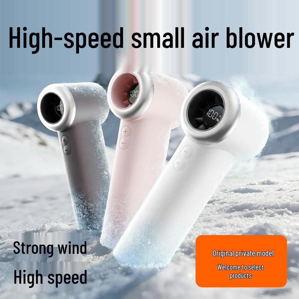 New 25-Year Portable USB Mini Fan with Digital Display – Outdoor/Desk Use, Strong Wind, Ideal Gift