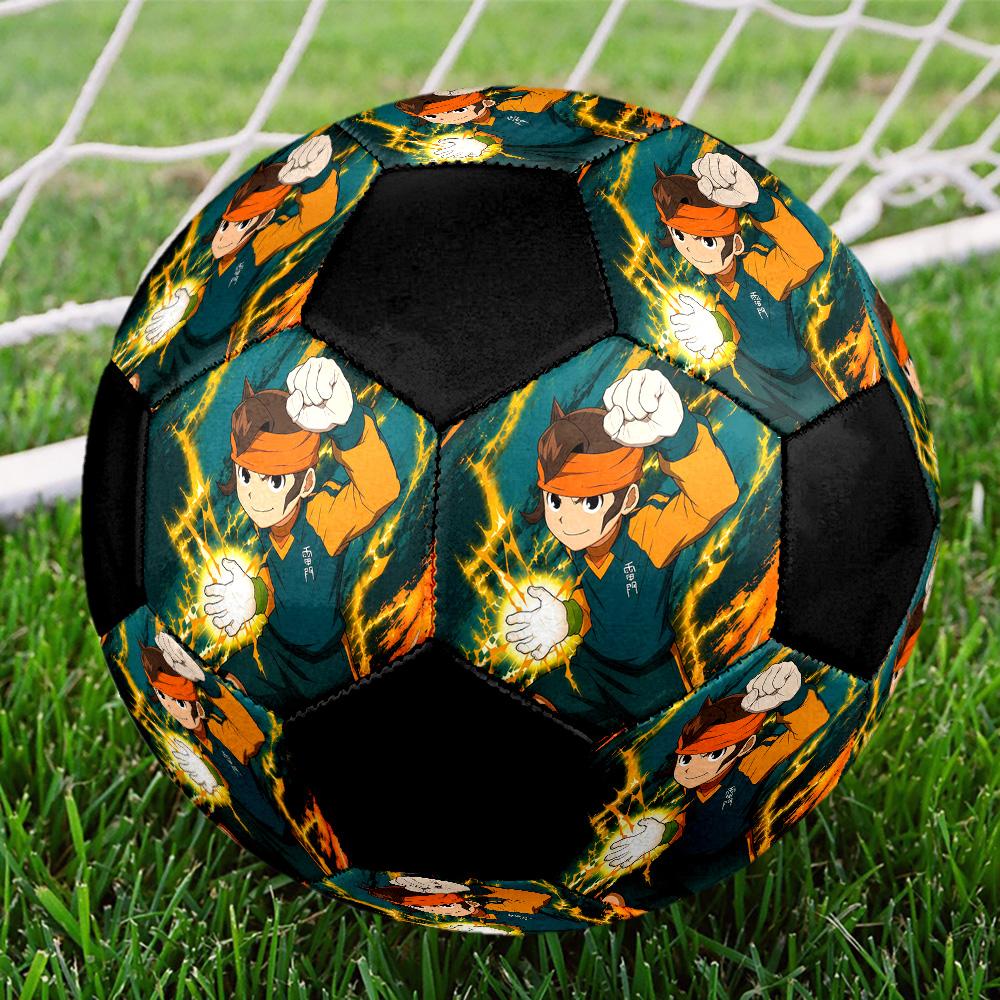 Футбольный мяч Inazuma Eleven Цветной Для всех возрастов Машинная строчка ПВХ Готов к соревнованиям Прочный Высокий отскок.РАЗМЕР5