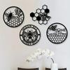 Bee-Shaped Metal Wall Art - Stylish Indoor Ornament for Home & Restaurant Decor, Unique Wall Hanging Decoration