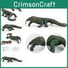 High Quality Pvc Komodo Dragon Replica Realistic Animal Model Ideal For Education 16x4.5x3.2cm