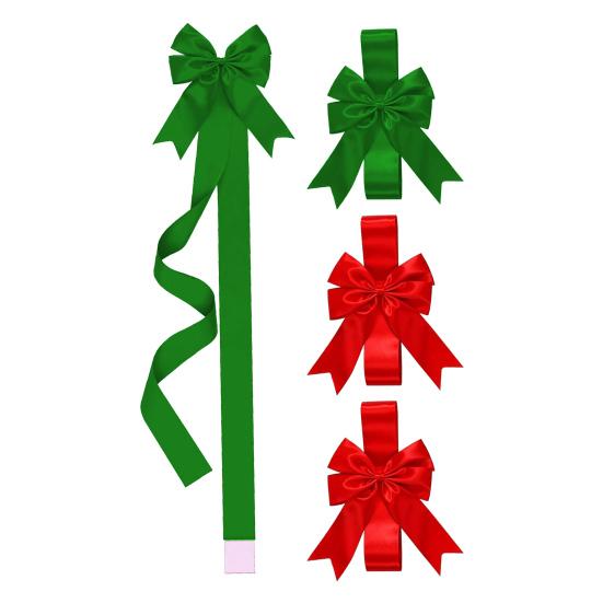 4 шт. рождественские ленты для шкафа, банты, большие дверные ленты, банты, праздничные принадлежности для кухни, декор мебели для дома