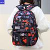 Large Capacity School Bag Men's Backpack Women's High School Fashion Campus Junior High School Student Backpack