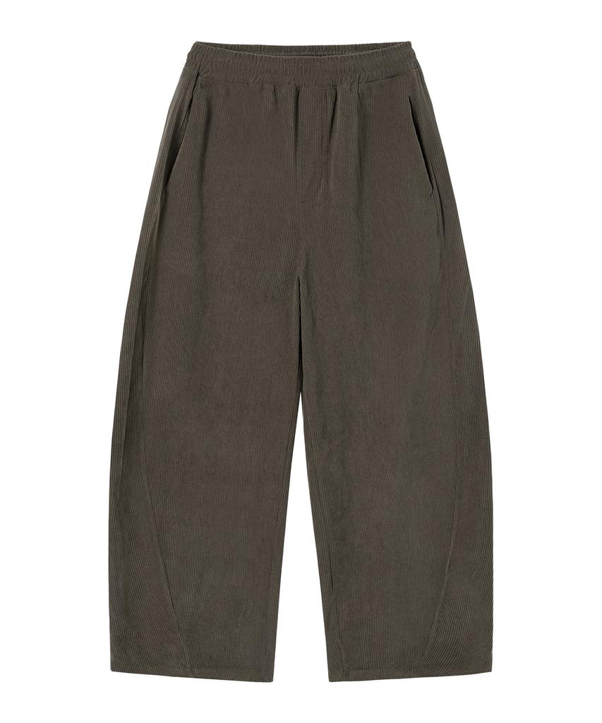 BRENSON Corduroy Curved Wide Pants ( 6 Colors )