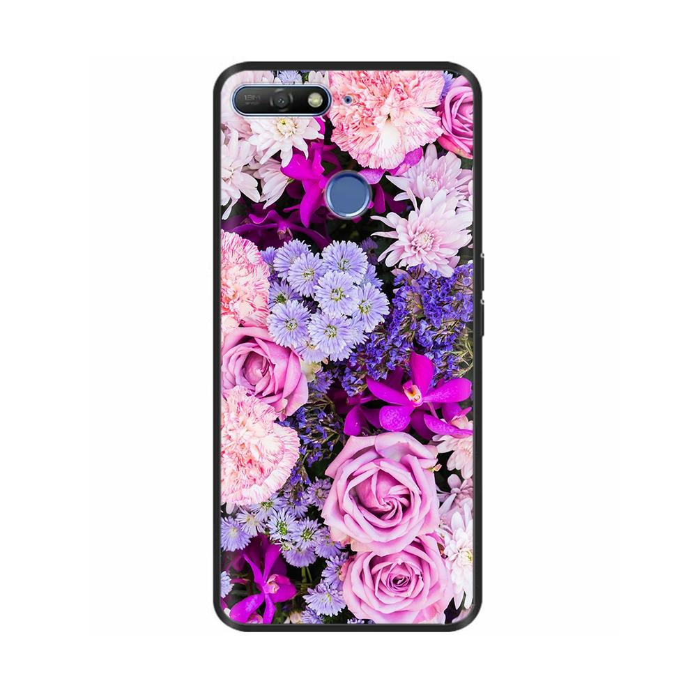 Cute Candy Painted Cover For Huawei Honor 7A Pro Case Soft Silicone Back Cover For Honor 7C Cases Honor7A Pro 5.7" Cases Bumper