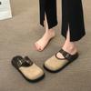 Slippers Women's Spring and Summer Outer Wear 2025 New Half-tray Women's Shoes Platform Bag Head Half-slippers Sandals