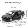 1/36 BMW M3 1987 литые игрушки модель автомобиля металлические литые игрушечные транспортные средства подлинные изысканный интерьер инерционный 2 двери открываются детский подарок