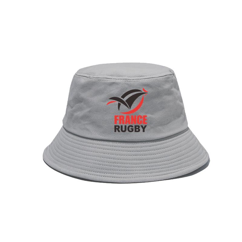 France Rugby Bucket Hat Cap Unisex Women Unisex Panama Cap Outdoor Summer Adjustable France Rugby Bob Caps MZ