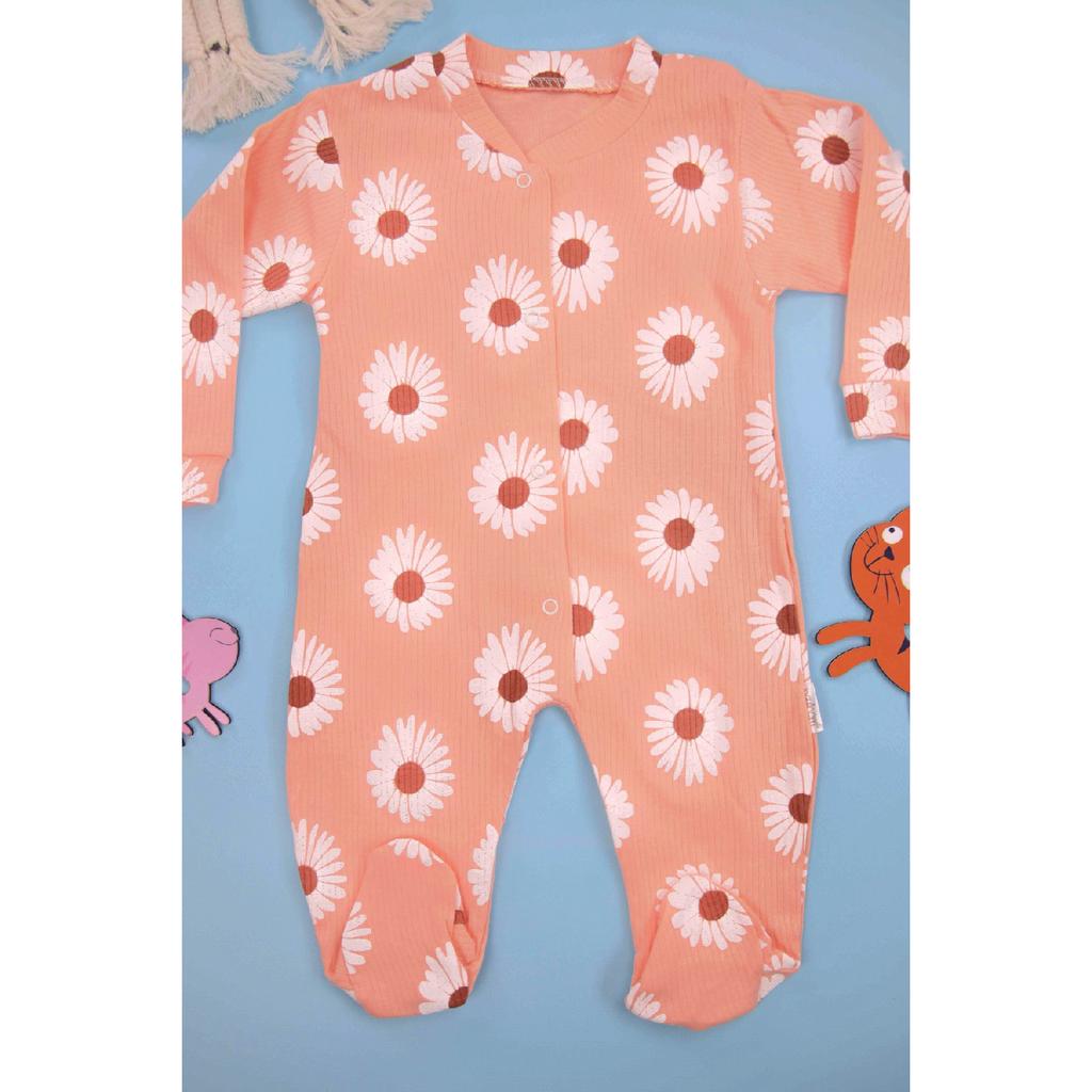 Бежевый Baby Baby Baby с принтом Daisy Baby Finding 100% хлопок