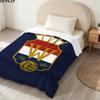Willem Ii Print Flannel Blanket, High quality Comfortable for All Seasons, Home Decor, Warmth and Comfort, Perfect for Christmas Gifts