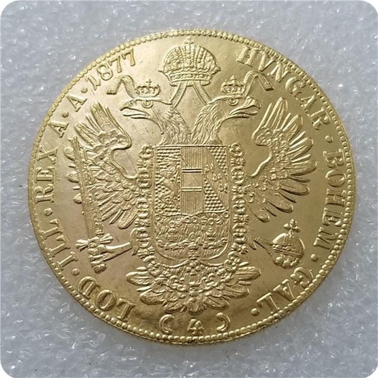 1877,1890,1894,1915 Австрия Памятные Коллекционные Сувениры Монеты