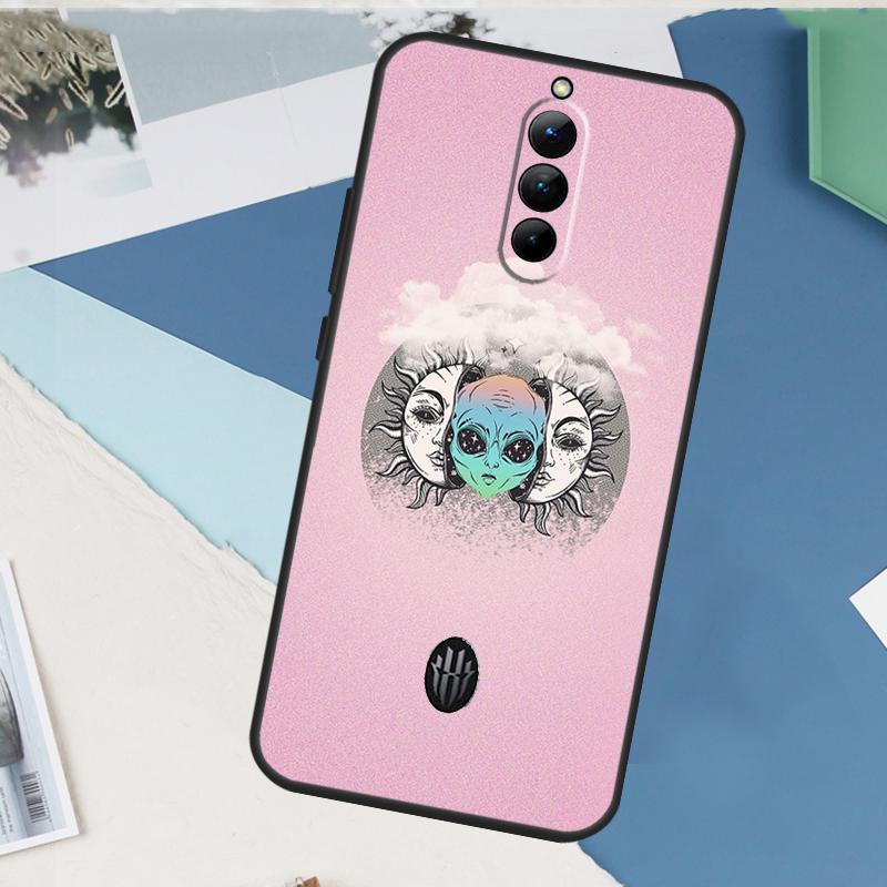Alien Kawaii Art Case For ZTE Nubia Red Magic 9 10 11 8 8S 9S 10S Pro Plus 6 7 6S 7S Pro 5G 6R 10 Air Cover