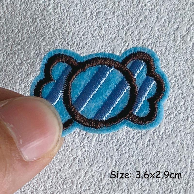 Cartoon Animals Embroidered Iron Patch For Clothing DIY Striped Sewing Patch