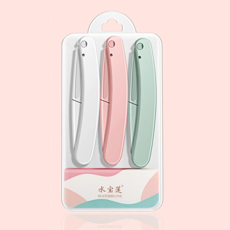 Safe Folding Eyebrow Razor Newbie Friendly Eyebrow Trimmer Face Eyebrow Shaper Shave Pocketknife Eyebrow Profiler Hair Remove