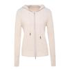 G·TENNA MH9037 Women's Hooded Full-Zip Cashmere Cardigan